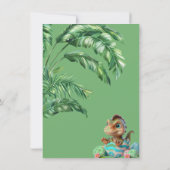 Tropisch Oerwoud | uitnodiging voor een Schattige  (Achterkant)