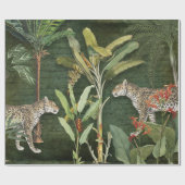 Tropisch Oerwoud van de luipaard Cadeaupapier (Vlak)