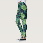 Tropisch Oerwoud van leder | Leggings (Links)