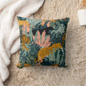 Tropisch Oerwoud van luipaard en tijger Kussen (Deken)