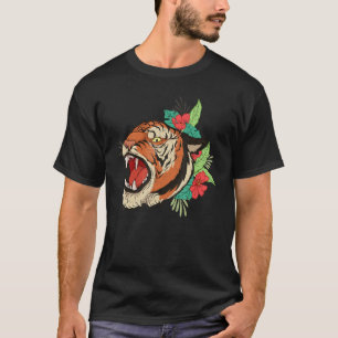 Tropisch Oerwoud van Predator Dier Wilde Kat Asian T-shirt
