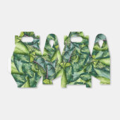 Tropisch Oerwoud verlaat botanisch verjaardagsfees Bedankdoosjes (Uitgevouwen)