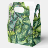 Tropisch Oerwoud verlaat botanisch verjaardagsfees Bedankdoosjes (Geopend)