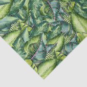 Tropisch Oerwoud verlaat botanisch verjaardagsfees Tissuepapier (Detail)
