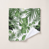 Tropisch Oerwoud verlaat Patroon #12 (Uitgave 2020 Bad Handdoek (Wasdoekje)