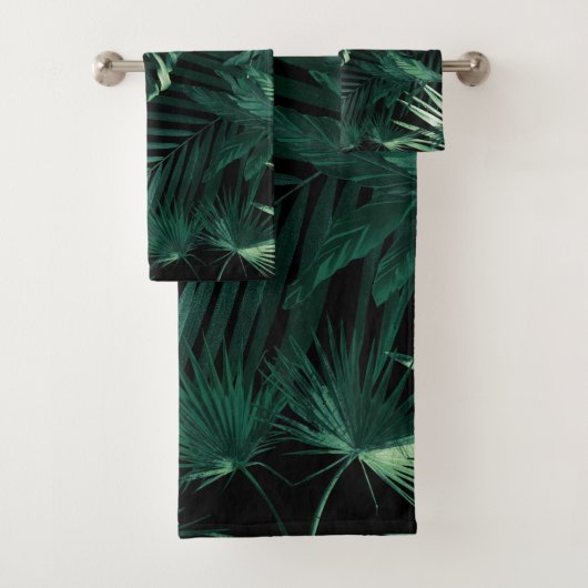 Tropisch Oerwoud verliest nachtsiesta #1 #tropical Bad Handdoek (Insitu)