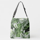 Tropisch Oerwoud verliest patroon #12 Crossbody Tas (Achterkant)