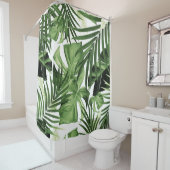 Tropisch Oerwoud verliest patroon #12 Douchegordijn (In situ)