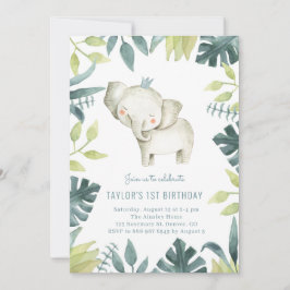 Tropisch Oerwoud vorige dag Baby Elephant Prince Kaart