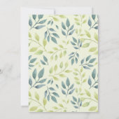 Tropisch Oerwoud vorige dag Baby Elephant Prince Kaart (Achterkant)