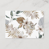 Tropisch Oerwoud Vrijgezellenfeest Registry Kaart (Achterkant)