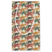  tropisch Oerwoud Wilde Stalking Leopard Klein Cadeauzakje (Achterkant)