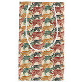  tropisch Oerwoud Wilde Stalking Leopard Klein Cadeauzakje (Voorkant)