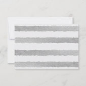 Tropisch Oerwoud Zebra Bruiloft responskaarten RSV RSVP Kaartje (Achterkant)