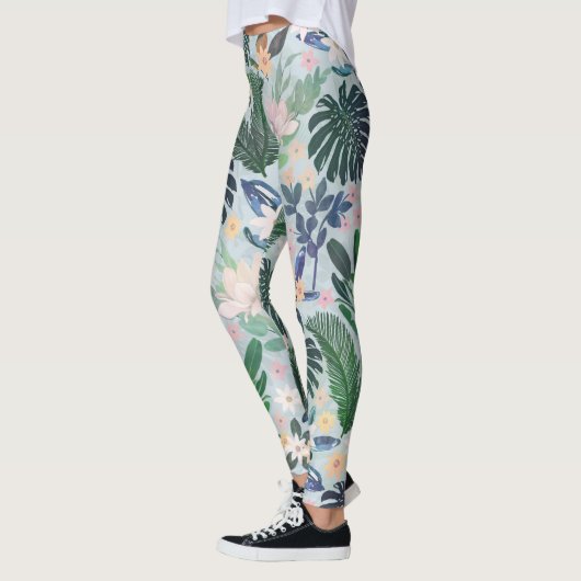 Tropisch oliefabriek leggings (Links)