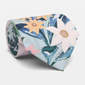 Tropisch oliefabriek stropdas (Opgerold)