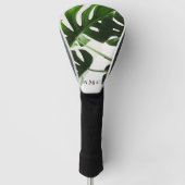 Tropisch olieveld Monogram Golfheadcover (Voorkant)