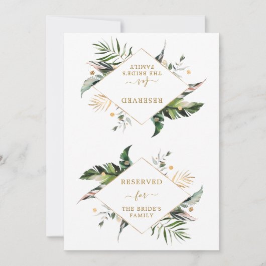 Tropisch olievoud Gold Weddenschap Gereserveerd Te (Voorkant)