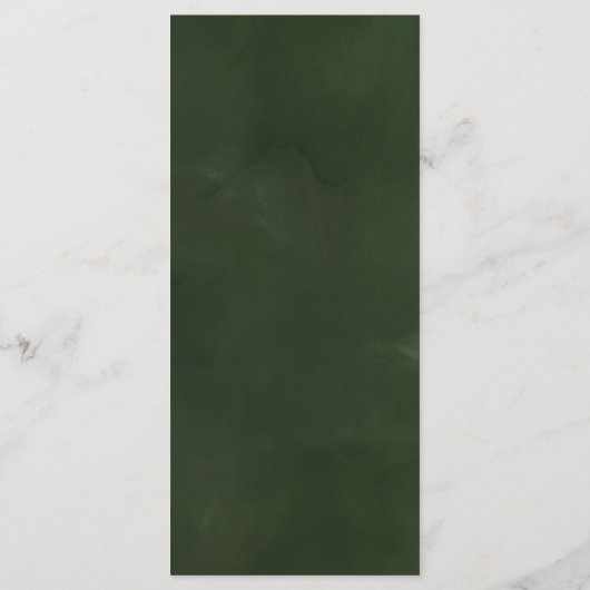 Tropisch olievraaggoud en groen menu (Achterkant)