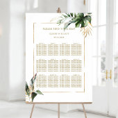 Tropisch olievrije gouden weddenschappen poster