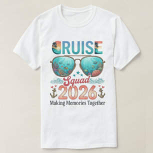 Tropisch Onderwater Cruise Team 2026 T-shirt