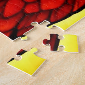 Tropisch onderzoek: Abstract trillende papegaaiwer Legpuzzel (Zijkant)
