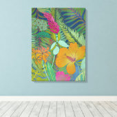 Tropisch onderzoek II Canvas Afdruk (Insitu (Houten vloer))