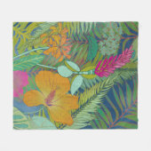 Tropisch onderzoek II Fleece Deken (Voorkant (Horizontaal))