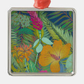 Tropisch onderzoek II Metalen Ornament (Voorkant)