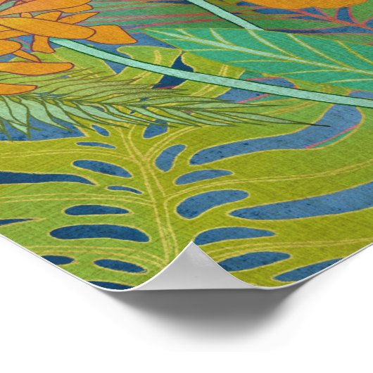 Tropisch onderzoek II Poster (Hoek)