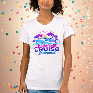 Tropisch Ontsnappings-Bachelorette Cruise T-Shirt
