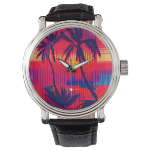 Tropisch ontsnappingsfantasie horloge