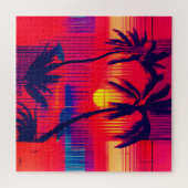 Tropisch ontsnappingsfantasie legpuzzel (Horizontaal)