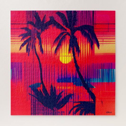 Tropisch ontsnappingsfantasie legpuzzel (Verticaal)