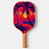 Tropisch ontsnappingsfantasie pickleball paddle (Voorkant)