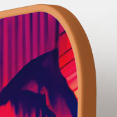Tropisch ontsnappingsfantasie pickleball paddle (Links Detail)