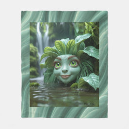 Tropisch ontwerp fleece deken