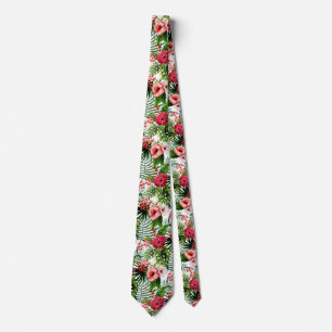 Tropisch ontwerp Man Necktie Stropdas