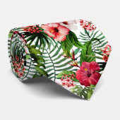 Tropisch ontwerp Man Necktie Stropdas (Opgerold)