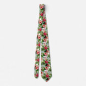 Tropisch ontwerp Man Necktie Stropdas (Achterkant)