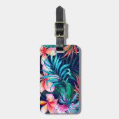 Tropisch ontwerp - Pas uw eigen ontwerp aan Bagagelabel (Voorkant verticaal)