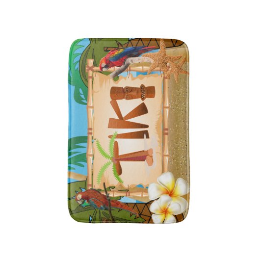 Tropisch ontwerp van de wiki badmat (Voorkant Verticaal)