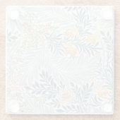 Tropisch ontwerp van het Florence-patroon Glazen Onderzetter (Achterkant)