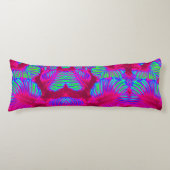 Tropisch onzin magenta verlaat hoofdpijltje lichaamskussen (Voorkant)
