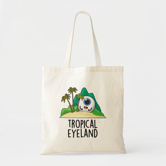 Tropisch Oog-land Grappig Eiland Pun Tote Bag (Voorkant)