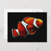 Tropisch Oranje Clownfish Clown Fish Briefkaart (Voorkant / Achterkant)