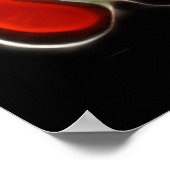 Tropisch Oranje Clownfish Clown Fish Poster (Hoek)