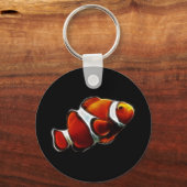 Tropisch Oranje Clownfish Clown Fish Sleutelhanger (Voorkant)