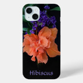 Tropisch Oranje Hibiscus Flower Black Case-Mate iPhone Case (Achterkant)