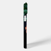 Tropisch Oranje Hibiscus Flower Black Case-Mate iPhone Case (Achterkant / Rechts)